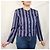 Giacca Kenzo da donna a righe blu vintage anni '80 - vista 4