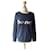 Chanel Weihnachts Pullover 2013 Navy Blau Baumwolle Marineblau  - Ansicht 1