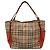 Borsa Tote in PVC Nova Check di BURBERRY Beige Auth 114419 - vista 13