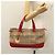 BURBERRY Nova Check Handtasche aus Canvas Beige Rot Auth 113293 - Ansicht 24