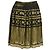 Gonna midi stampata Miu Miu in cotone multicolore - vista 3