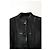 Céline  Celine Belted Mandarin Collared Jacket in Black Leather - view 10
