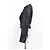 Céline  Celine Belted Mandarin Collared Jacket in Black Leather - view 7