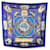 Hermès Hermes Jacquard Vintage Silk Scarf Le Geographe 1992 Laroche Blue  ref.2043825