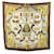Hermès Hermes Vintage Brown Silk Scarf Etriers 1964 Francoise de la Perriere  ref.2043835