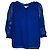 Diane von Furstenberg Bluse aus blauer Seide
