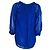 Diane von Furstenberg Bluse aus blauer Seide - Ansicht 4