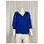 Diane von Furstenberg Bluse aus blauer Seide - Ansicht 7
