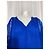 Diane von Furstenberg Bluse aus blauer Seide - Ansicht 8