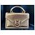 Dolce & Gabbana Devotion borsa in pelle dorata D'oro - vista 2