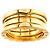 Bulgari Anello Bvlgari B-Zero1 3-Bande in Oro Giallo - vista 2