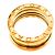 Bulgari Anello Bvlgari B-Zero1 3-Bande in Oro Giallo - vista 4