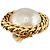 Orecchini a clip dorati Chanel con perle finte D'oro - vista 16