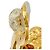 Orecchini a clip dorati Chanel con perle finte D'oro - vista 18
