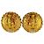 Orecchini a clip dorati Chanel con perle finte D'oro - vista 2