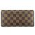 Cartera Larga Louis Vuitton en Lona Damier Marrón Castaño - vista 2
