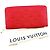 Cartera Larga Monogram Empreinte Louis Vuitton Roja