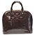 Borsa Louis Vuitton Vernis Alma PM Rosso Bordò