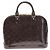 Borsa Louis Vuitton Vernis Alma PM Rosso Bordò - vista 2