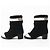 Chanel Schafslederstiefel schwarz-weiß 35 - Ansicht 3