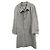 Burberry Grey Wool Coat Men