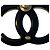 Set di spilla e orecchini Chanel 05A in resina, perle, smalto, CC, righe nere e bianche, grande dimensione Nero Bianco - vista 10