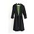Abrigo swing de bouclé forrado de seda Dries Van Noten otoño 2005 Negro - vista 2