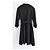 Abrigo swing de bouclé forrado de seda Dries Van Noten otoño 2005 Negro - vista 4