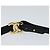 CHANEL COCO Mark Gürtel Leder 26,4"" Schwarz Gold CC Auth yk17305 Golden - Ansicht 4
