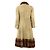 Autre Marque Langer persischer Lammfellmantel Braun Beige Sand - Ansicht 2