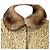 Autre Marque Langer persischer Lammfellmantel Braun Beige Sand - Ansicht 4