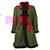 Autre Marque Mario Borsato Red Shearling Coat  ref.2045944