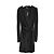 Schwarzes drapiertes Kleid mit Just Cavalli-Tagdetail