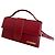 Borsa Jacquemus Le Grand Bambino in Pelle Rosso Scuro Bordò