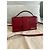 Borsa Jacquemus Le Grand Bambino in Pelle Rosso Scuro Bordò - vista 9