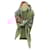 Hermès Hermes Pink / Green Belt Motif Cashmere and Silk Losange Scarf Multiple colors  ref.2046679