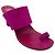 Sandali in suede magenta Pedro Garcia Porpora