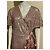 Jenny Packham Abito maxi avvolgente con paillettes dorate D'oro Metallico - vista 6
