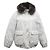 Brunello Cucinelli Reversible Down Jacket in White Polyamide Cream