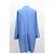 Abito camicia midi oversize di Hermès in lana blu Blu chiaro - vista 8
