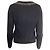 Cardigan con bottone sicuro Saint Laurent in lana nera Nero - vista 2