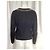 Cardigan con bottone sicuro Saint Laurent in lana nera Nero - vista 8