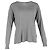 Camiseta de manga larga con cuello redondo Alexander Wang en algodón gris