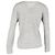 Camiseta de manga larga con cuello redondo Alexander Wang en algodón gris - vista 3