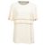 Top de crepé con corte de Alexander Wang en seda marfil Blanco Crudo