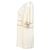 Top de crepé con corte de Alexander Wang en seda marfil Blanco Crudo - vista 2