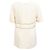 Top de crepé con corte de Alexander Wang en seda marfil Blanco Crudo - vista 3