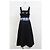 Vestido midi de cuello cuadrado en algodón marino de Rachel Comey Azul Azul marino - vista 7