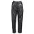 Pantalones tapered de cuero negro con cinturón acentuado de Alberta Ferretti