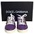 Dolce & Gabbana Tênis Sacred Heart Dolce e Gabbana em couro roxo - vista 7